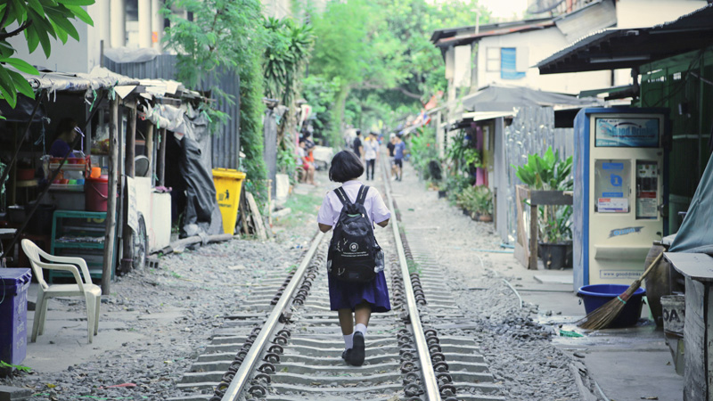 Klong Toey, Life on the Railway, Bangkok, by Luminar Productions